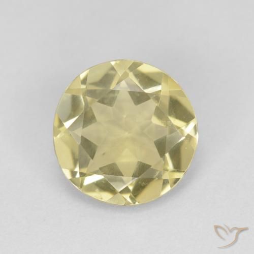 1.45ct Natürlicher Helles Laguna-Gelb Beryll, Runden, VVS