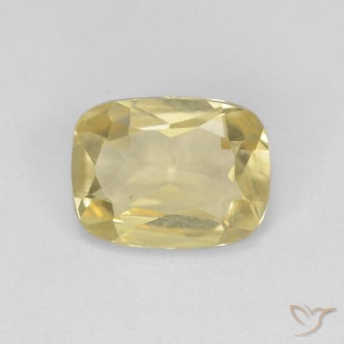 1.25ct Natürlicher Hell Gold Beryll, Kissen, VVS