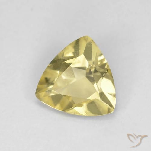0.86ct Natürlicher Helles Laguna-Gelb Beryll, Trillion, VVS