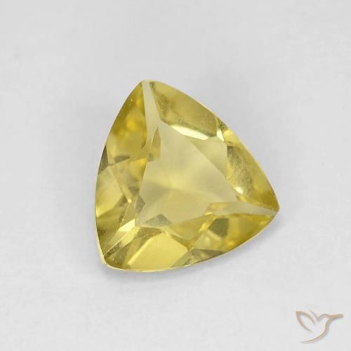 9,17 ctw natürlicher Medium Light-Yellow Beryll, Trillion, VVS