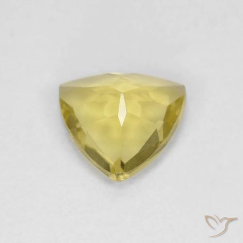 9,17 ctw natürlicher Medium Light-Yellow Beryll, Trillion, VVS