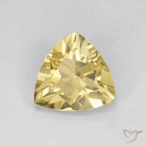1.39ct Natürlicher Hell Gold Beryll, Trillion, VVS