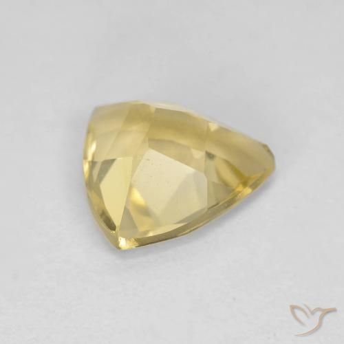 9,17 ctw natürlicher Hell Gold Beryll, Trillion, VVS