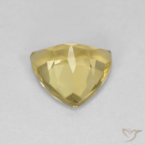9,17 ctw natürlicher Helles Gold-Gelb Beryll, Trillion, VVS