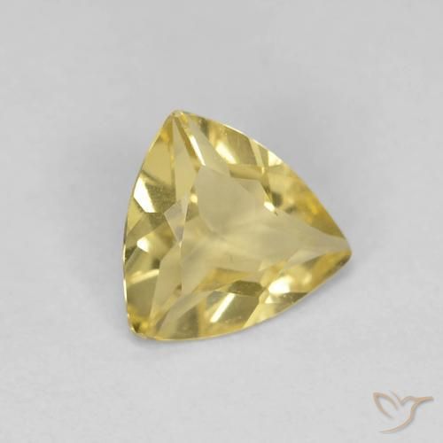 9,17 ctw natürlicher Hell Gold Beryll, Trillion, VVS