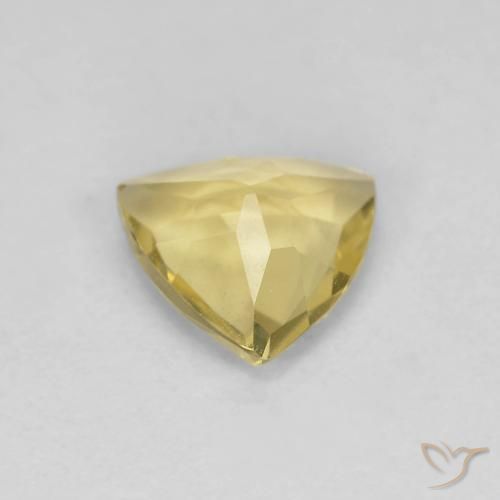 9,17 ctw natürlicher Hell Gold Beryll, Trillion, VVS