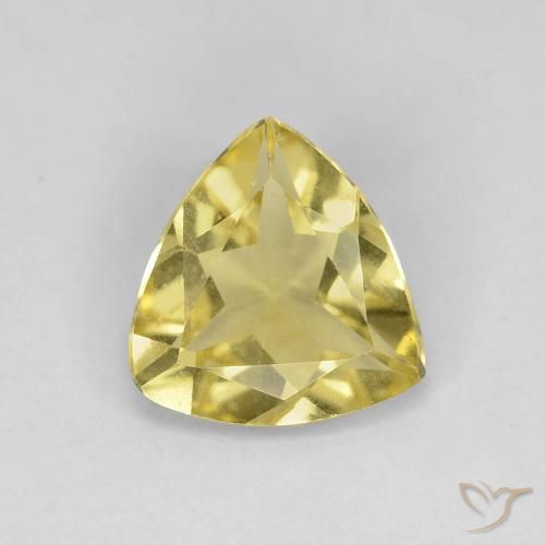 1.05ct Natürlicher Helles Gold-Gelb Beryll, Trillion, VVS