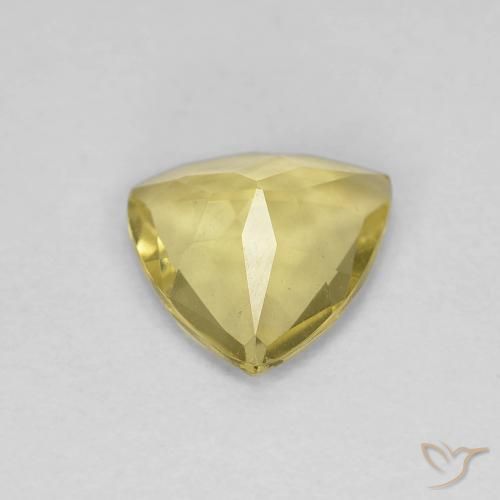 9,17 ctw natürlicher Helles Gold-Gelb Beryll, Trillion, VVS