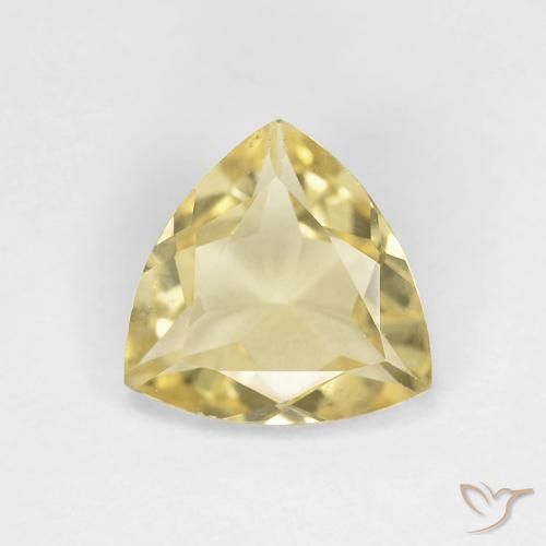 1.30ct Natürlicher Warmes Gelb Beryll, Trillion, VVS