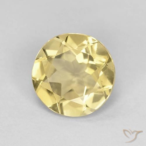 9,17 ctw natürlicher Hell Gold Beryll, Runden, VVS