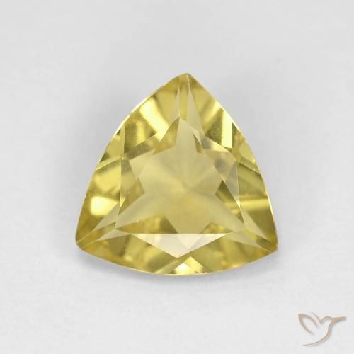 1.21ct Natürlicher Helles Gold-Gelb Beryll, Trillion, VVS