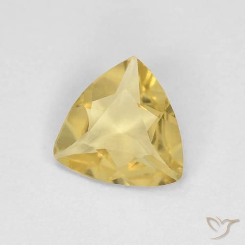 9,17 ctw natürlicher Hell Gold Beryll, Trillion, VVS