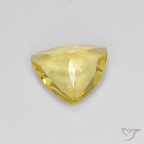 9,17 ctw natürlicher Helles Gold-Gelb Beryll, Trillion, VVS