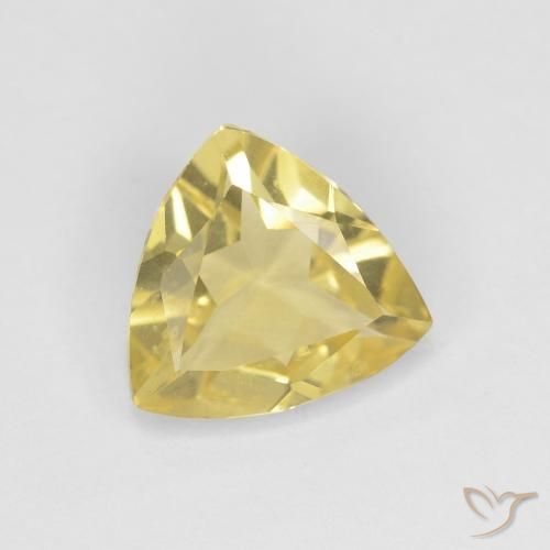 9,17 ctw natürlicher Hell Gold Beryll, Trillion, VVS