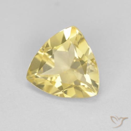 9,17 ctw natürlicher Medium Light-Yellow Beryll, Trillion, VVS