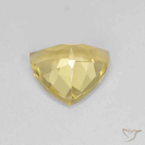 9,17 ctw natürlicher Medium Light-Yellow Beryll, Trillion, VVS