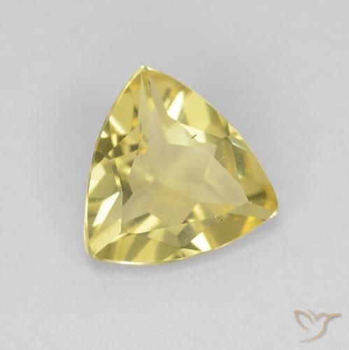 9,17 ctw natürlicher Hell Gold Beryll, Trillion, VVS-VS