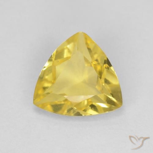 0.92ct Natürlicher Toskana Gelb Beryll, Trillion, VVS
