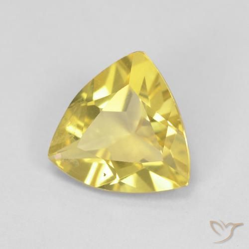 9,17 ctw natürlicher Medium Light-Yellow Beryll, Trillion, VS