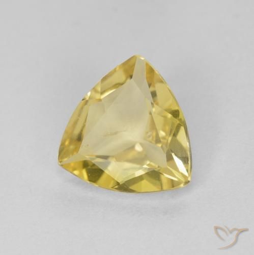 9,17 ctw natürlicher Medium Light-Yellow Beryll, Trillion, VS