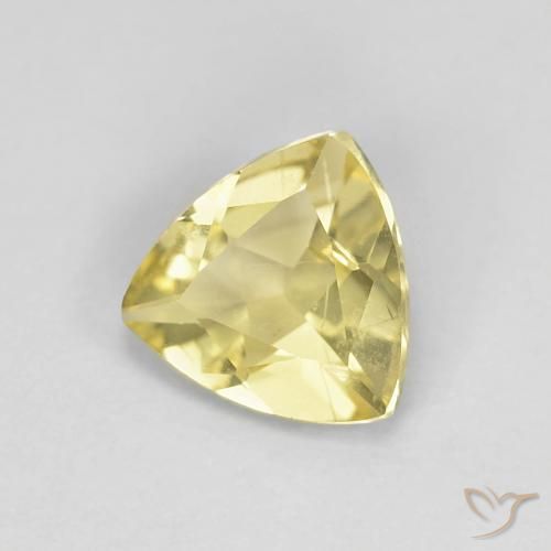 9,17 ctw natürlicher Medium Light-Yellow Beryll, Trillion, VS