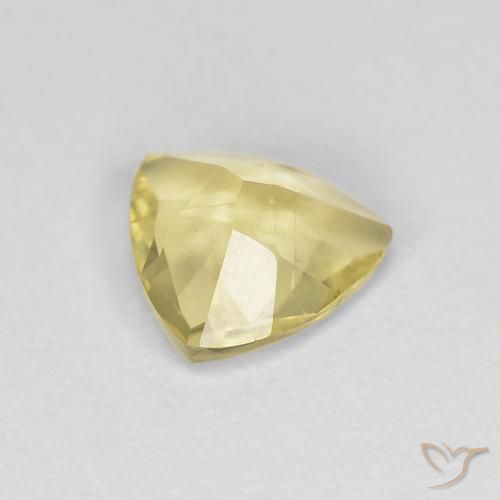 9,17 ctw natürlicher Medium Light-Yellow Beryll, Trillion, VS