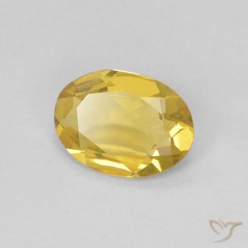 9,17 ctw natürlicher Hell Gold Beryll, Oval, VVS