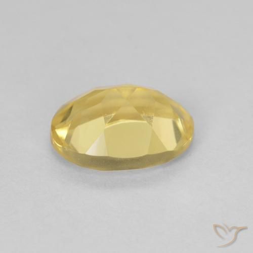 9,17 ctw natürlicher hellgelb Beryll, Oval, VVS