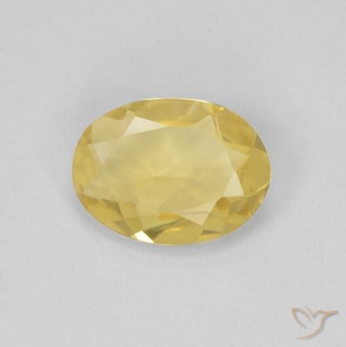 9,17 ctw natürlicher Helles Gold-Gelb Beryll, Oval, VVS