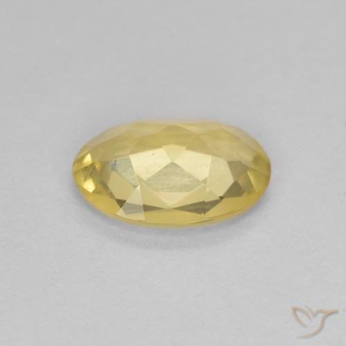 9,17 ctw natürlicher Hell Gold Beryll, Oval, VVS