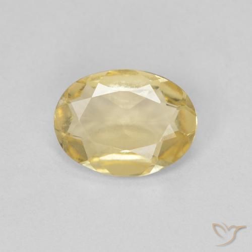 9,17 ctw natürlicher Hell Gold Beryll, Oval, VVS