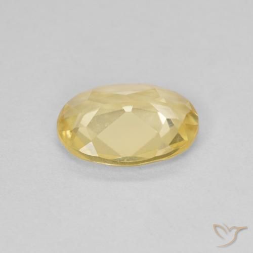 9,17 ctw natürlicher Hell Gold Beryll, Oval, VVS