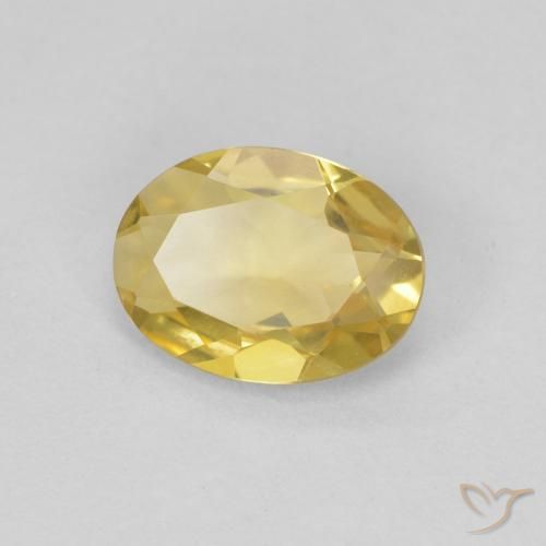 9,17 ctw natürlicher Helles Gold-Gelb Beryll, Oval, VVS