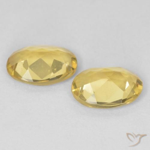1.68 ct natürliche Toskana Gelb Beryll-Edelsteine, Oval, VVS-VS
