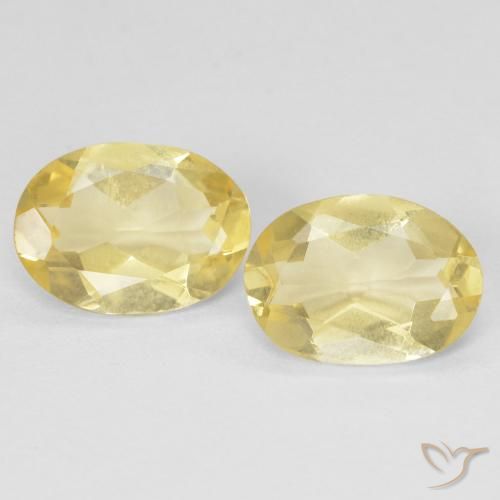 1.84 ct natürliche hellgelb Beryll-Edelsteine, Oval, VVS-VS
