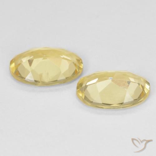 1.84 ct natürliche hellgelb Beryll-Edelsteine, Oval, VVS-VS