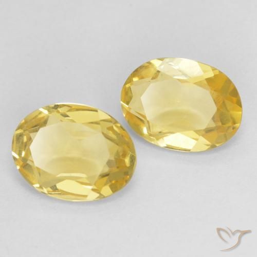 2.04ctw Natürlicher Hell Gold Beryll, Oval, VS