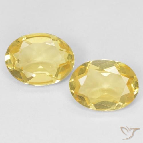 2.04 ct natürliche Hell Gold Beryll-Edelsteine, Oval, VS