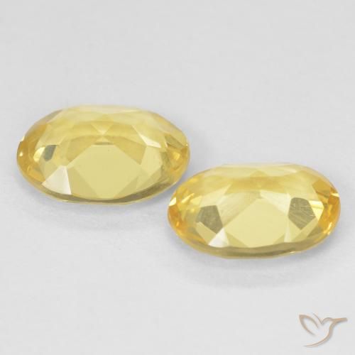 2.04 ct natürliche Hell Gold Beryll-Edelsteine, Oval, VS