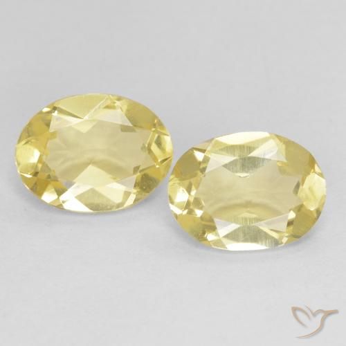 2.13ctw Natürlicher Hell Gold Beryll, Oval, VS