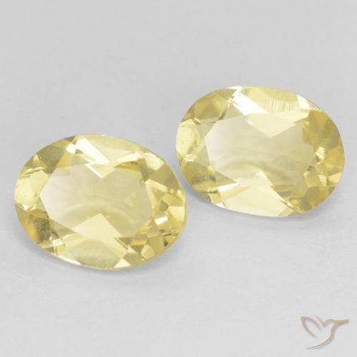 2.13 ct natürliche Hell Gold Beryll-Edelsteine, Oval, VS