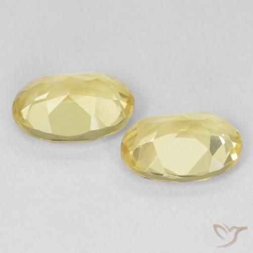 2.13 ct natürliche Hell Gold Beryll-Edelsteine, Oval, VS