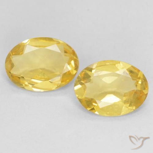 1.77ctw Natürlicher Hell Gold Beryll, Oval, VS