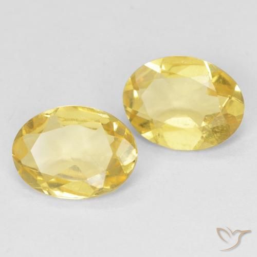 1.77 ct natürliche Hell Gold Beryll-Edelsteine, Oval, VS