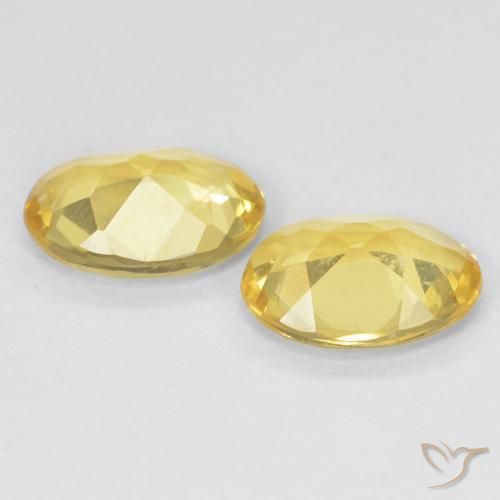 1.77 ct natürliche Hell Gold Beryll-Edelsteine, Oval, VS