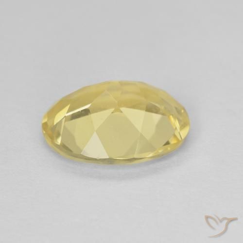 9,17 ctw natürlicher Hell Gold Beryll, Oval, VVS
