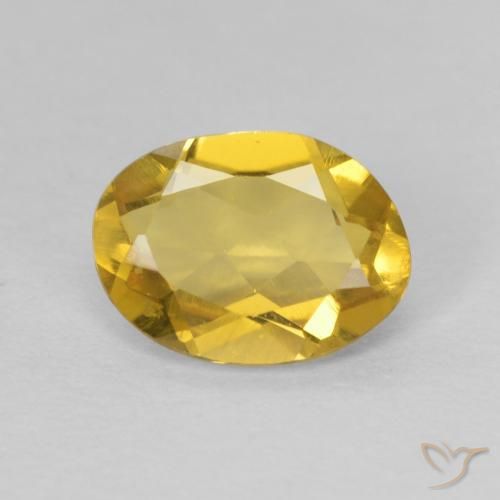 1.01ct Natürlicher Honiggelb Beryll, Oval, VVS