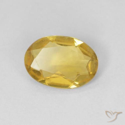 9,17 ctw natürlicher Gelblich Gold Beryll, Oval, VVS-VS