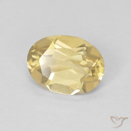 9,17 ctw natürlicher Hell Gold Beryll, Oval, VVS-VS