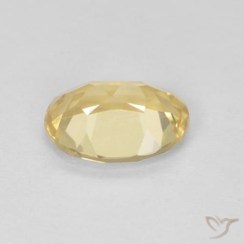 9,17 ctw natürlicher Hell Gold Beryll, Oval, VVS-VS